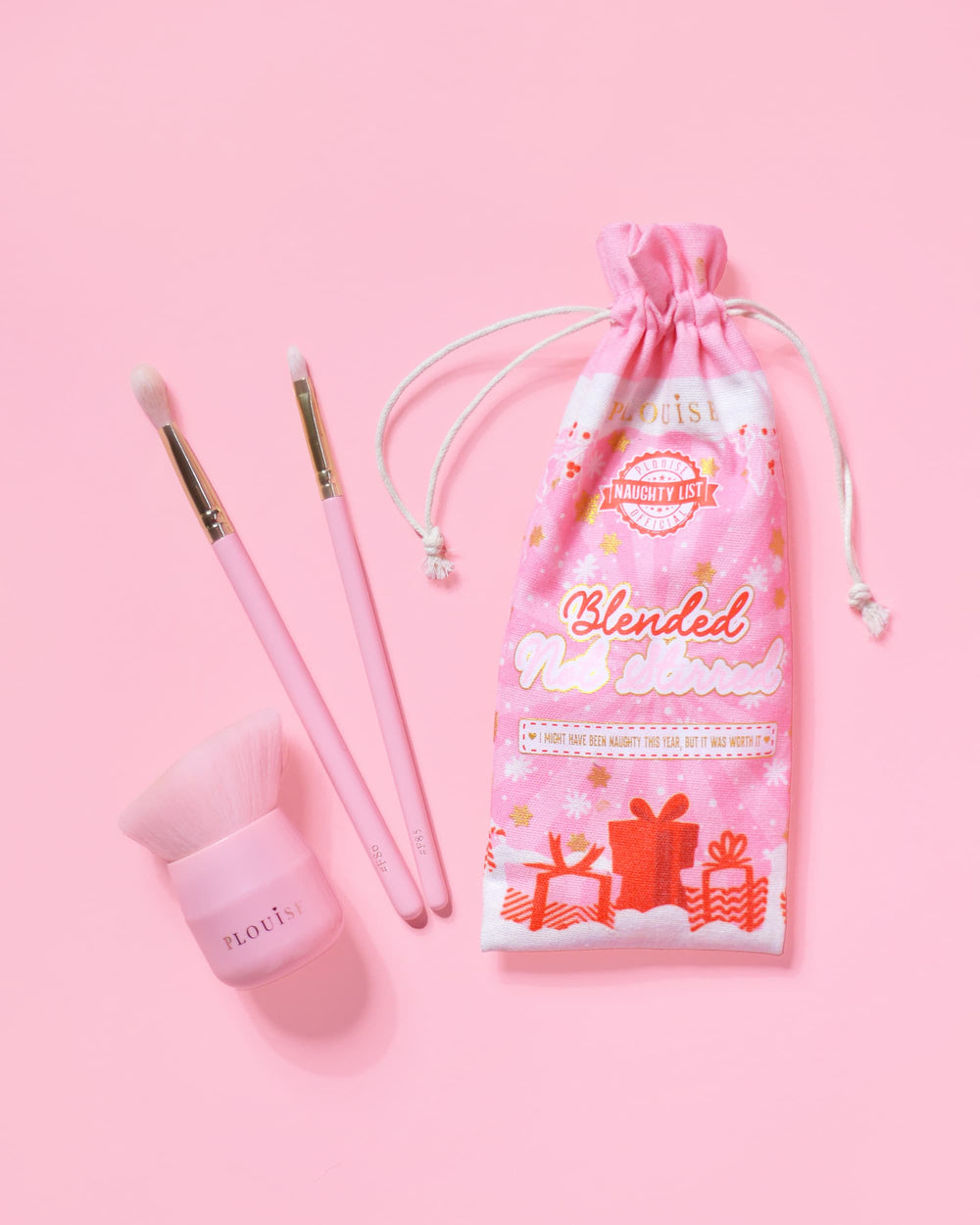 Christmas 3-Piece Face & Body Trio Brush Set