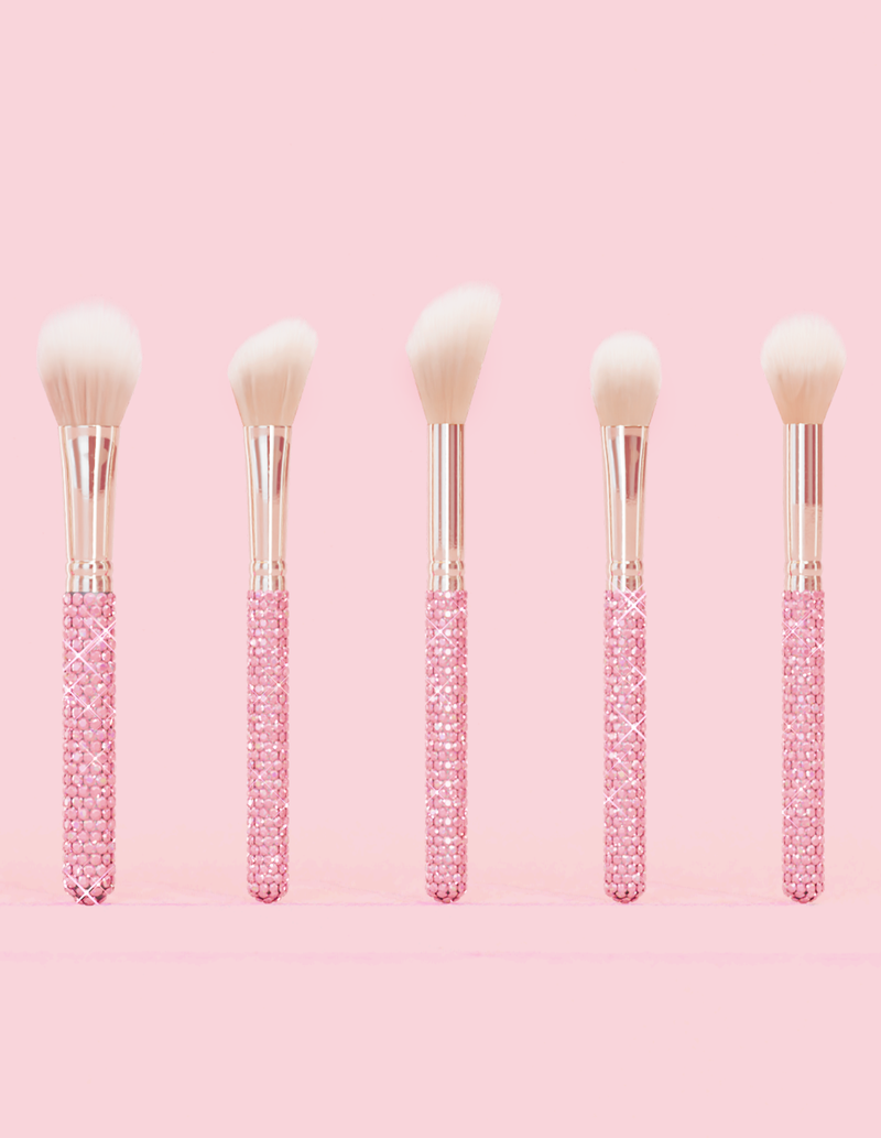 Crystal 20-Piece Eye & Face Makeup Brush Set