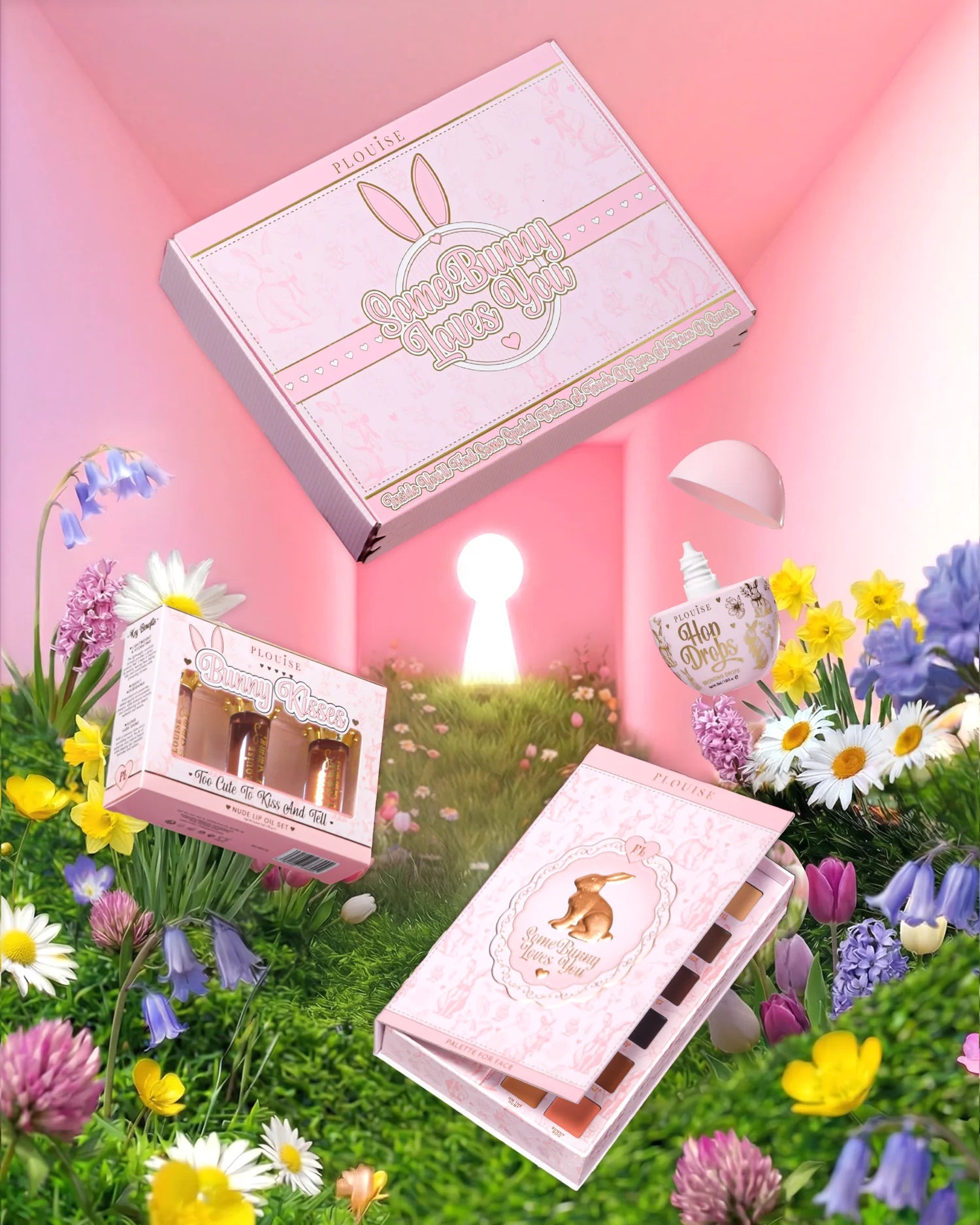 What's inside the Somebunny Loves You Makeup Set: