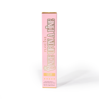 A pink P.Louise package with pink and gold designs saying 'Once Upon A Line' containing an eyeliner pencil
