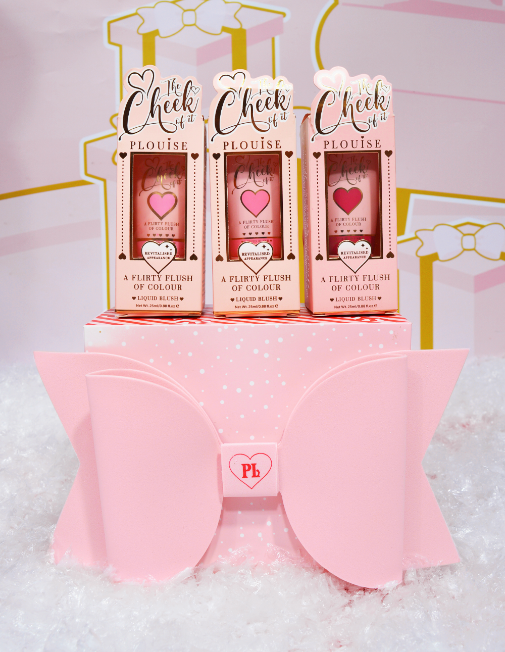 Pink Bow Gift Wrap Box