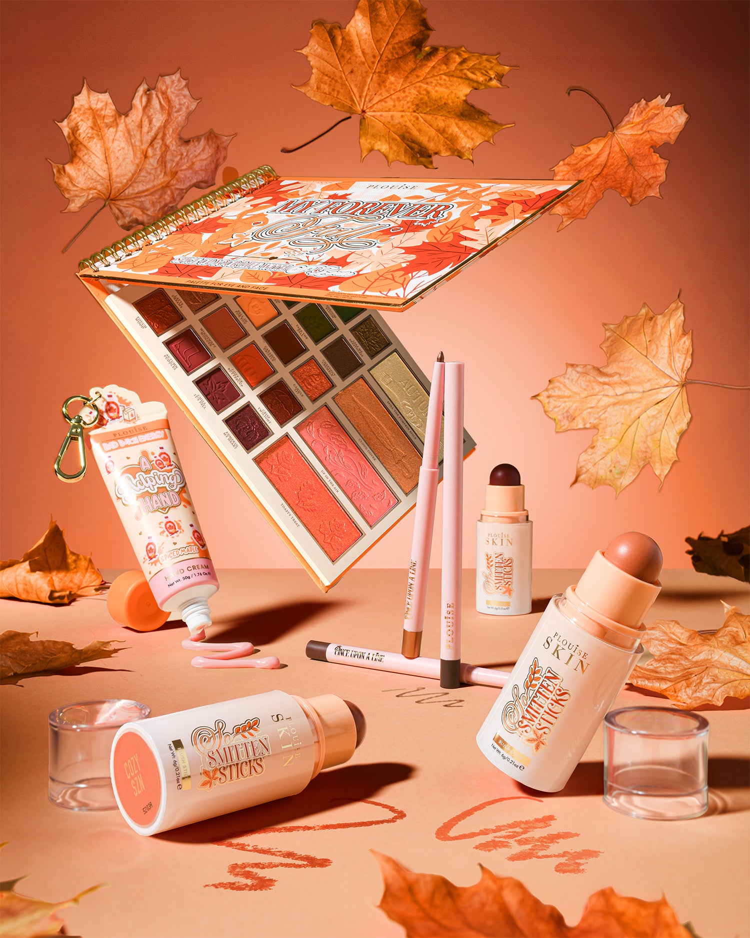 What's inside the Falling For Makeup Set: