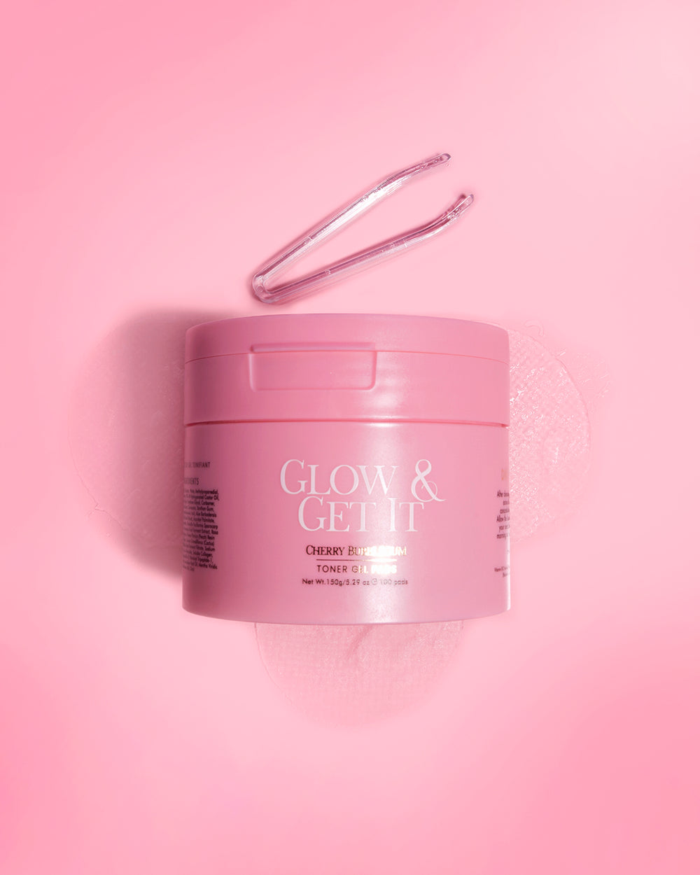 P.Louise Glow And Get It Glow Toner Pads Cherry Bubblegum